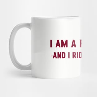 The Passenger, burgundy Mug